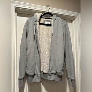Goodfellow & Co Gray Sherpa Jacket